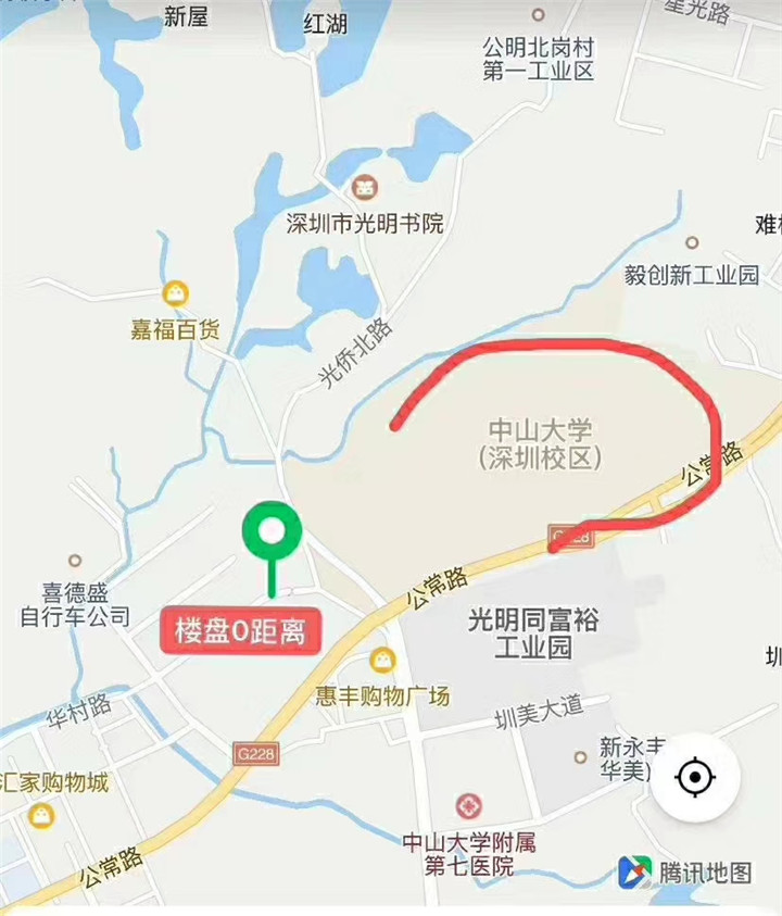 光明楼村在售村委统建楼《光明国际花园》6号线地铁口优质楼盘(图2)