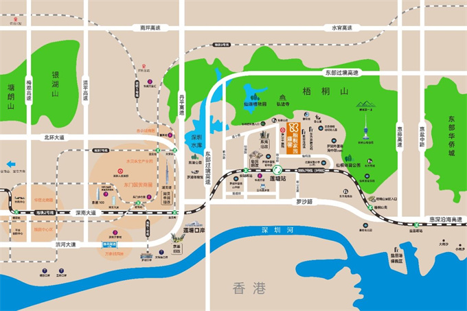 罗湖一手统建楼428户小区《畔山公寓》18800元/㎡豪装交付(图4)