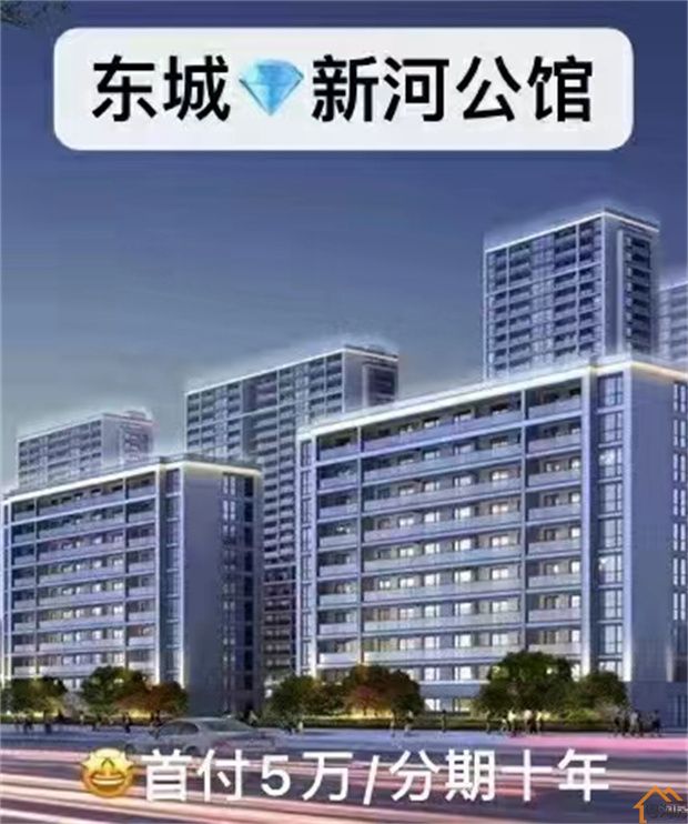 东城万达旁小产权房《新河公馆》均价9800元/㎡,首付一成分期十年(图2)